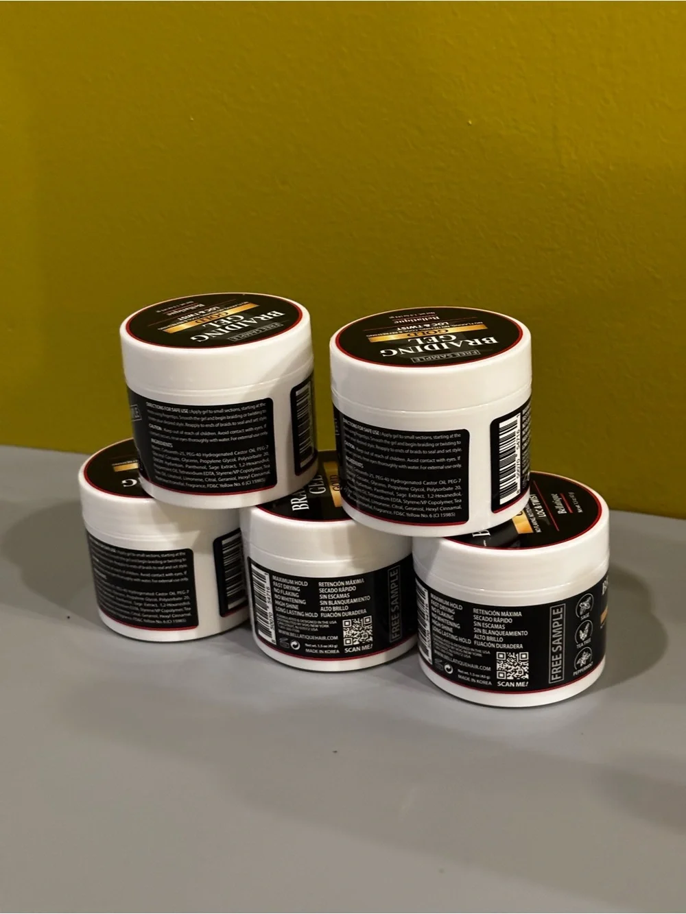 5 Braiding Gel Gold